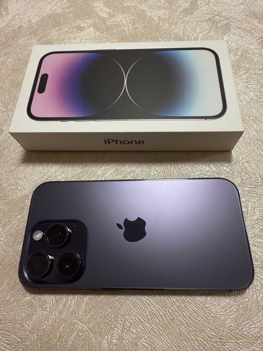 iPhone 14 Pro 128GB Deep Purple 87% bateria