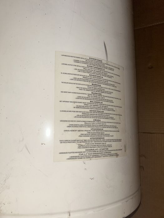 Bojler gazowy Ariston S/SGA X 100 EE – 100L – sprawny