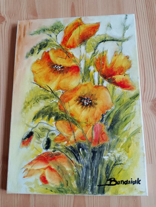 Obraz mały maki 25/35 cm