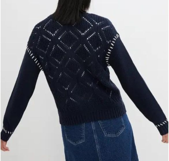 Sweter Bonprix 48/50, granatowy