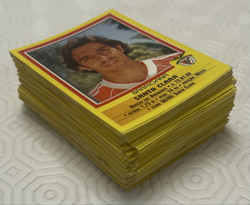 Cromos de futebol 99/00 do futebol português Panini
