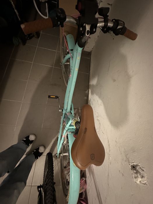 Rower dla dziewczynki turkusowy 24 cale