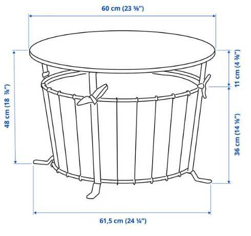 Mesa de arrumação "Ängesbyn"
