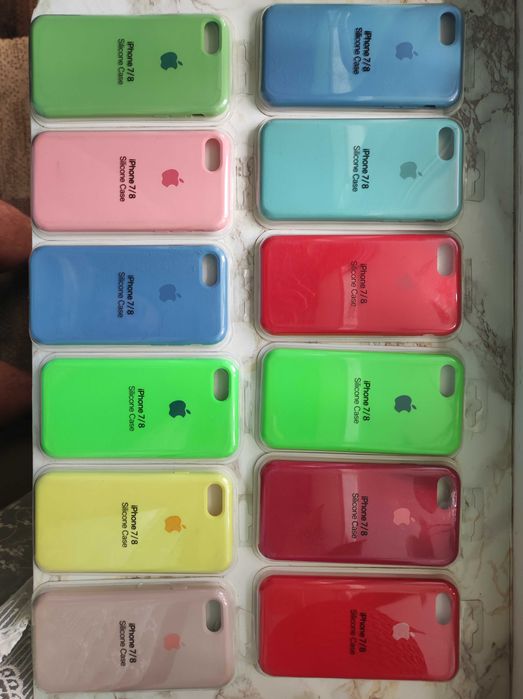 Чохли для iPhone 6/6s/7/8 — різні кольори, нові