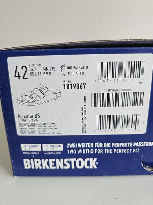 Birkenstock Arizona Soft ginger brown 42  regular