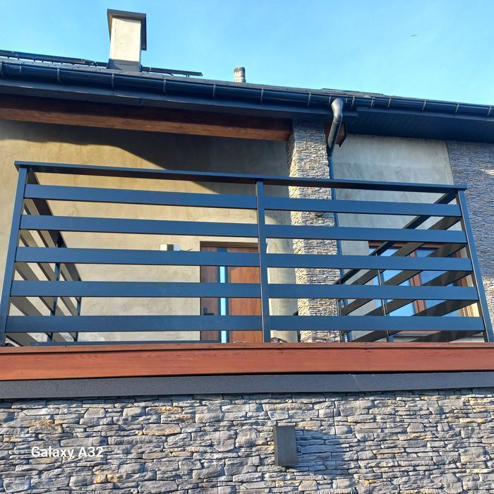 Balustrada balkonowa balustrady aluminiowe Barierki stali nierdzewnej