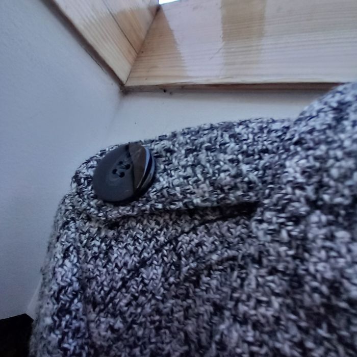 Casaco cinzento médio