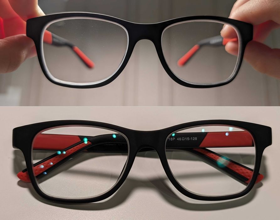 Дитячі окуляри хамелеон для зору Л +0,75; П +0,75 на вік 5-10 років