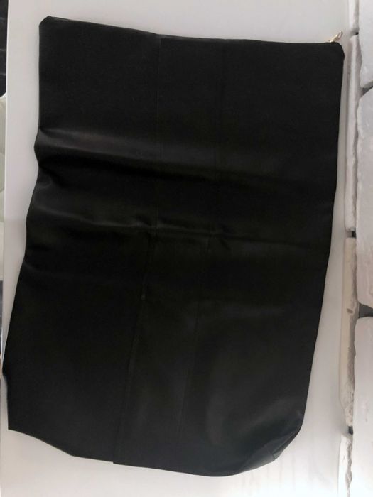 Handmade torba torebka do ręki kopertówka czarna skajowa do ręki NOWA