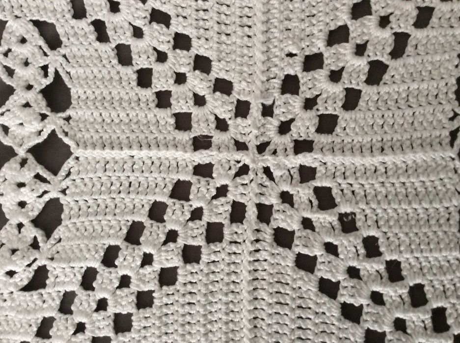 Colcha de renda vintage- Feita à mão