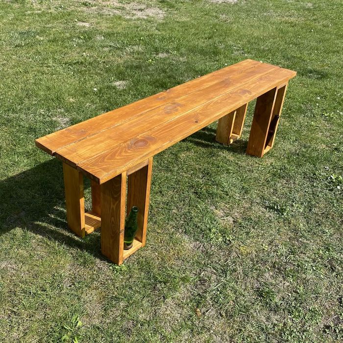 Ławka ogrodowa drewniana