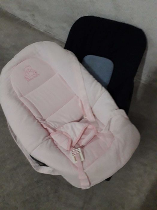 Espreguiçadeira bebe Duas forras (Azul e Rosa)