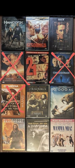 Pacote de 31 filmes DVD's