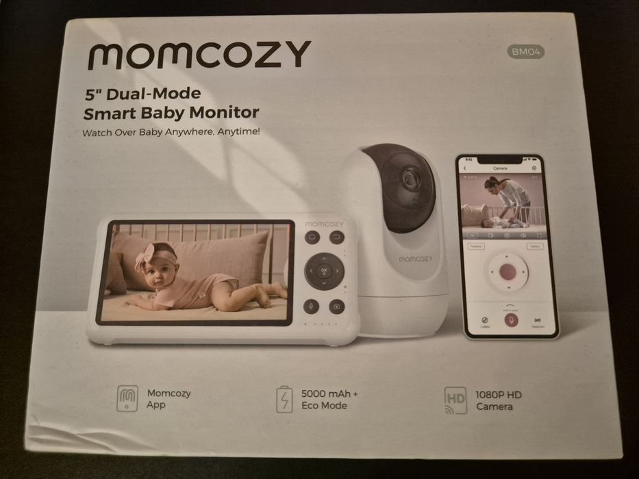 Elektroniczna Niania Momcozy BM04 5" Dual-Mode HD 1080p NOWA!
