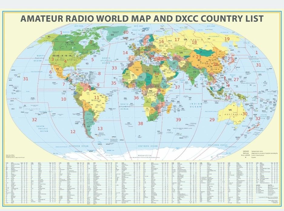 Радиолюбительская карта