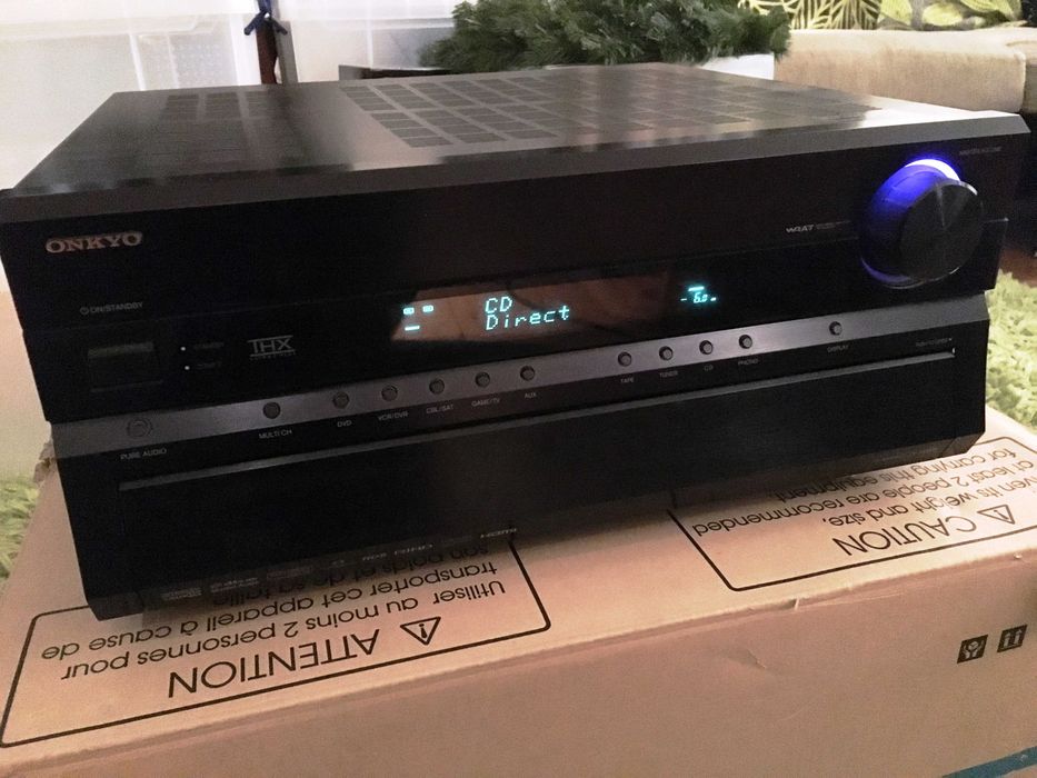 Audiofilski amplituner onkyo Tx Sr 806 wzmacniacz  180 watt na kanał