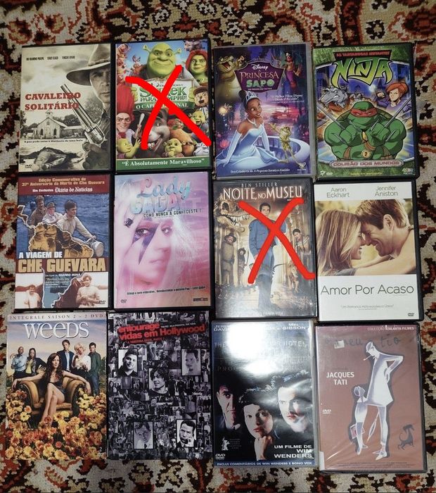 Lote de dvd filmes