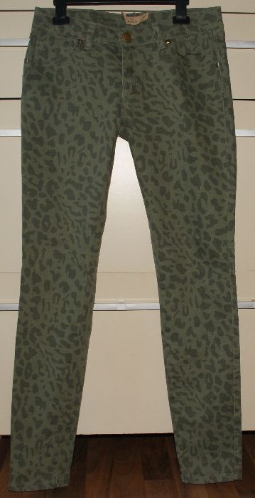 Spodnie nowe damskie AMISU, 40, SKINNY MORO, khaki