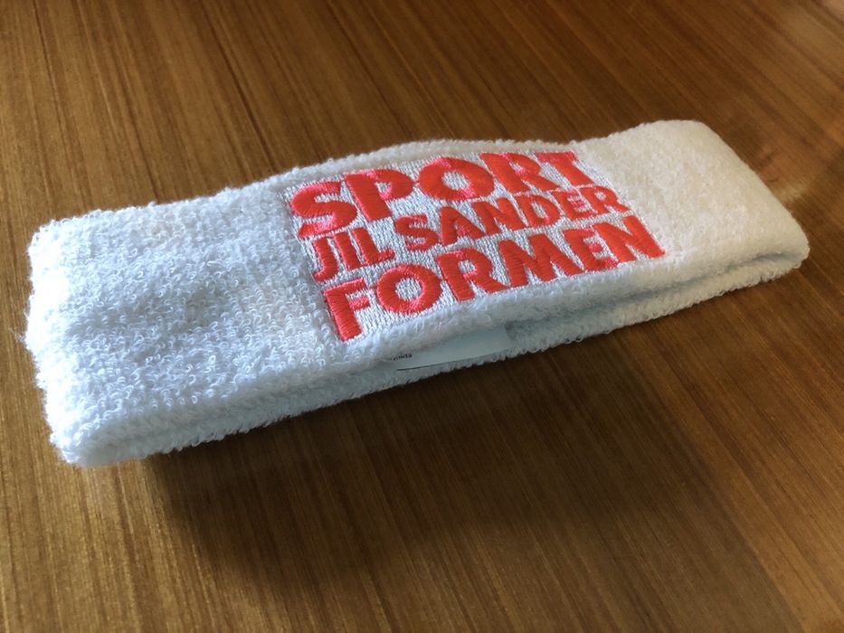 Opaska frotka Jil Sander sport - tenis, squash, golf, badminton, kosz