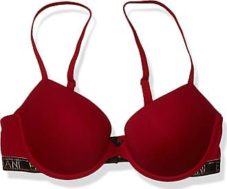 Бюстгальтер брендовый красный хлопок Emporio Armani