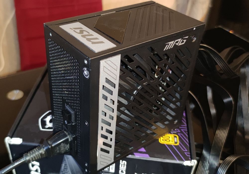 MSI A1000G PCIE5 atx3.0 GOLD модульный блок питания ПК 1000w