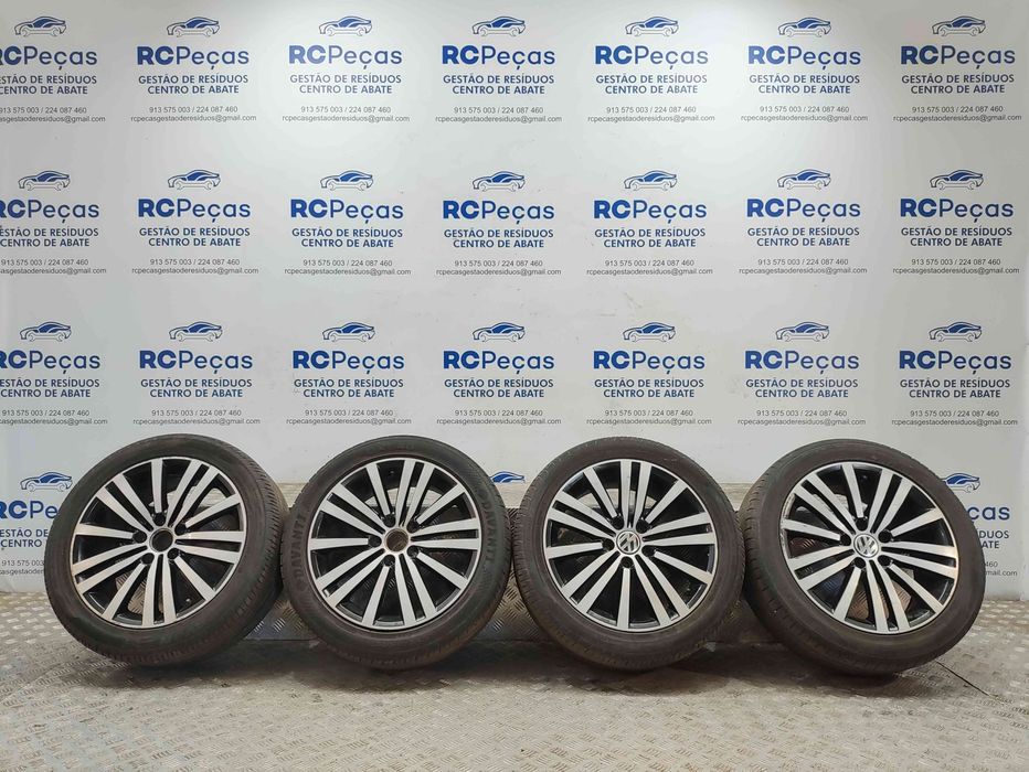Conjunto de jantes Ronal 17 Volkswagen Passat B7 de 2010 a 2015 7,5J 5x112 ET47