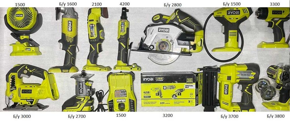 Інструменти Ryobi ONE+
