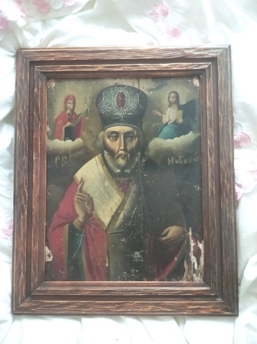 Икона очень старая и очень намоленая