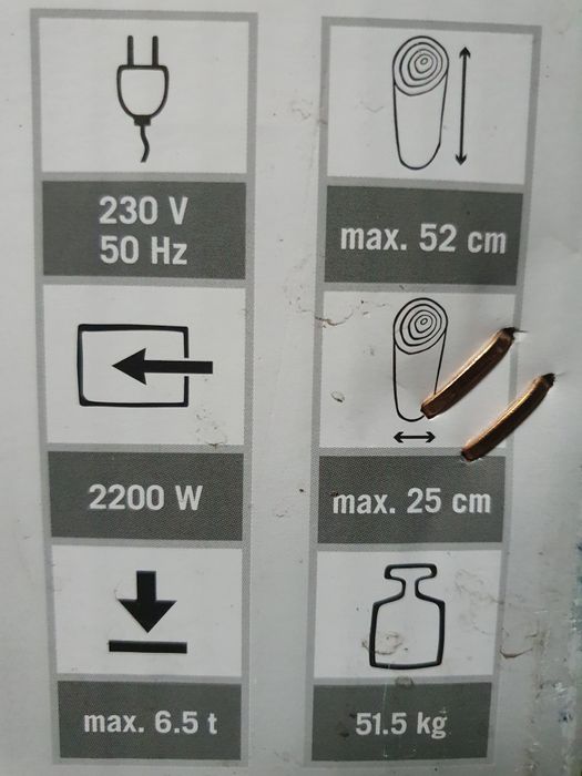 Дровокол гідравлічний "SGHEPPACH" Mod.: HL 650 M Original