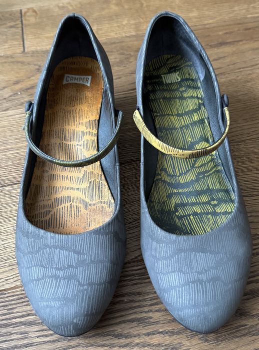 Camper twins туфлі в стилі мері джейн шкіра р.40(26 см)