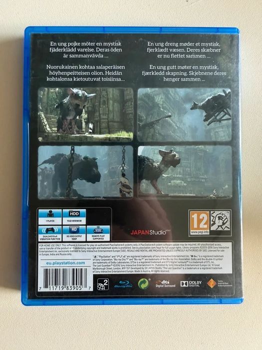 The Last Guardian ps4 ps5