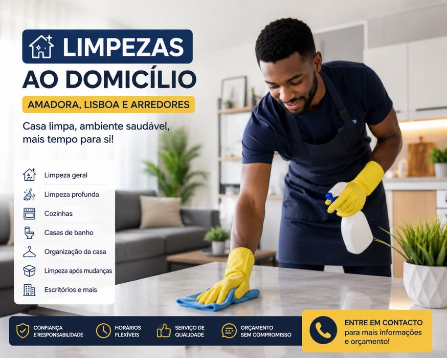 Home Cleaning Services – Amadora, Lisbon, and Surrounding Areas