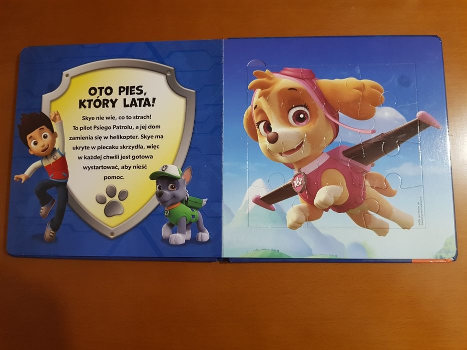 Książka z puzzlami Paw Patrol