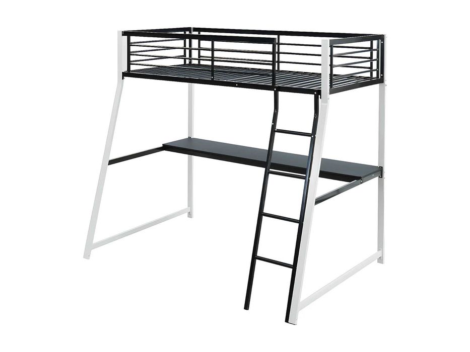 Cama e colchão, com secretária integrada 90x190 cm