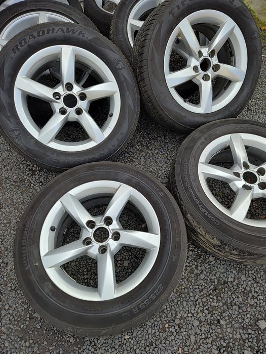 Felgi 5 x 112 R16 Audi A4 A3 A6  z oponami firestone 225/55 R16