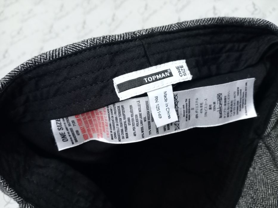 Классическая мужская кепка хулиганка восьмиклинка Topman