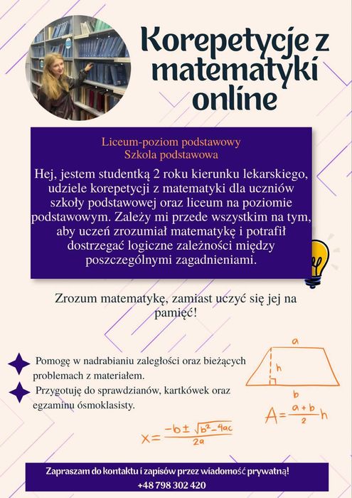 Korepetycje z matematyki