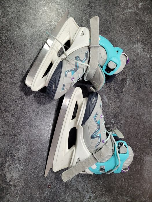 Łyżwy dziecięce Oxelo rozmiar 35 do 38