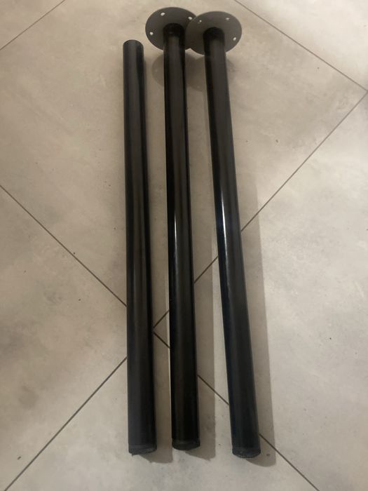 Nogi do biurka IKEA Adils  czarne