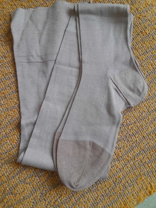 Чулки женские новые капроновые ретро 1980 -е ( Прибалтика, СССР )