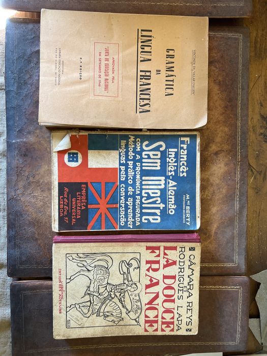 Lote de Livros gramática, linguística francesa