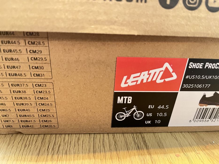 Buty spd Leatt Pro Clip 8 Endurance 44,5