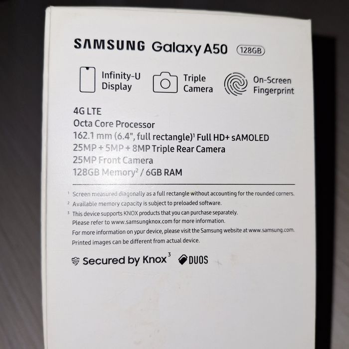 Смартфон Samsung Galaxy A 50 6/128 Gb NFC Андроїд мобільний телефон