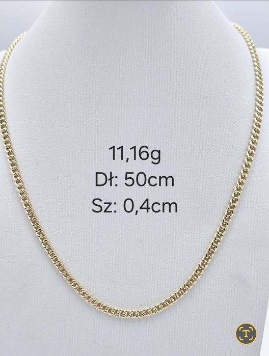 Złoty łańcuszek 585 14k NOWY