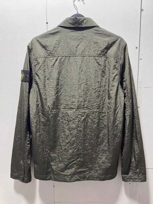 Куртка Stone Island 2023 Green Nylon Metal Econyl Overshirt