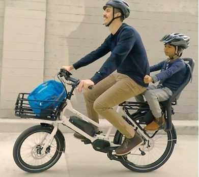 Cargo Bike Bicicleta de carga elétrica compacta LODEN
