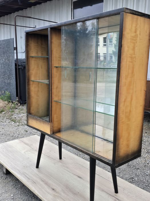 Biblioteczka gablotka prl transport