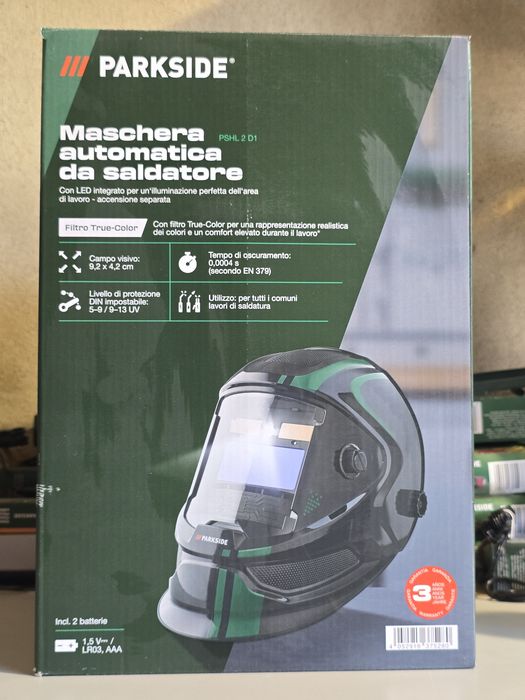 Capacete de soldadura parkside