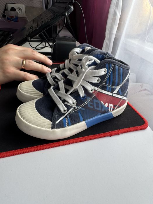 Дитячі кеди GEOX Respira (оригінал) Розмір 27 (EU) / 9 (UK) / 10 (US)