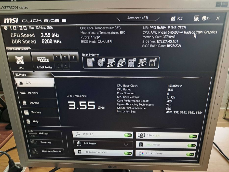 Motherboard MSI PRO B650M-P (AM5)